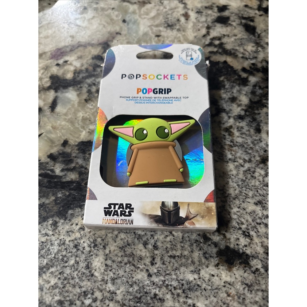 NWT PopSockets PopGrip Grogu The Mandalorian OS Swappable Phone Grip